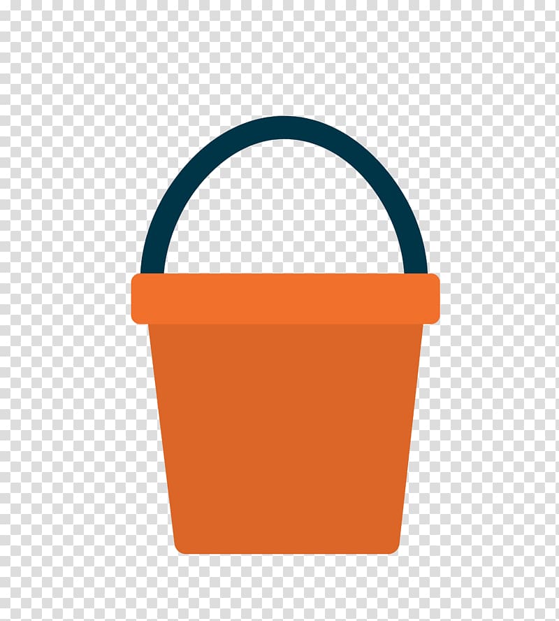 Bucket Icon, red toilet buckets transparent background PNG clipart