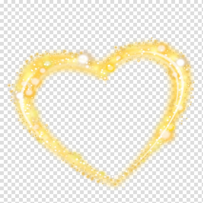 golden heart transparent background PNG clipart