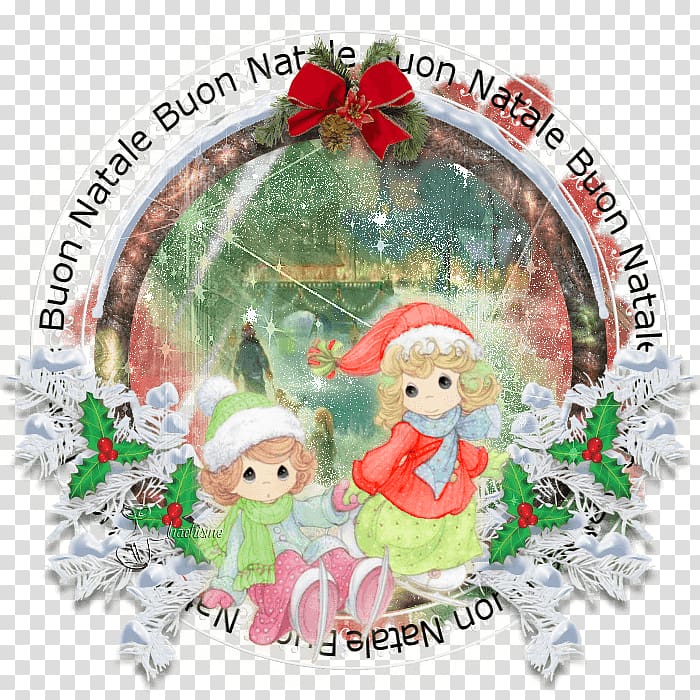 Christmas ornament Precious Moments, Inc. Character, christmas transparent background PNG clipart