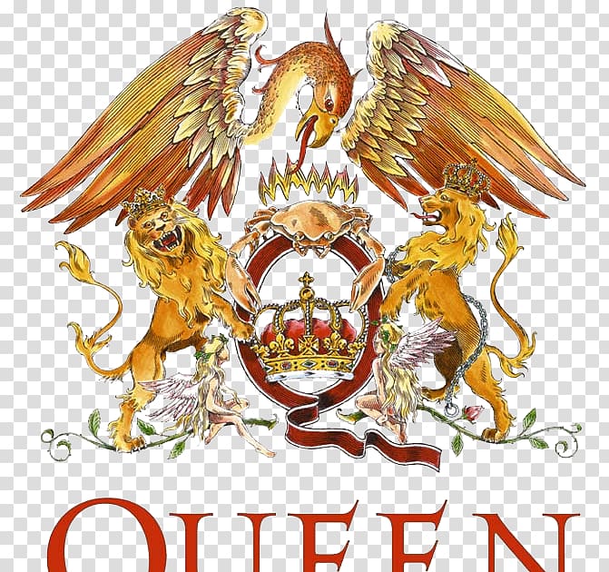Queen Musician Rock Logo, Queen band transparent background PNG clipart