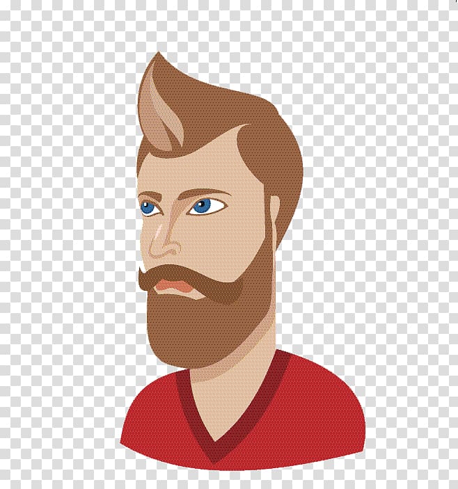 Man Beard, Young man transparent background PNG clipart