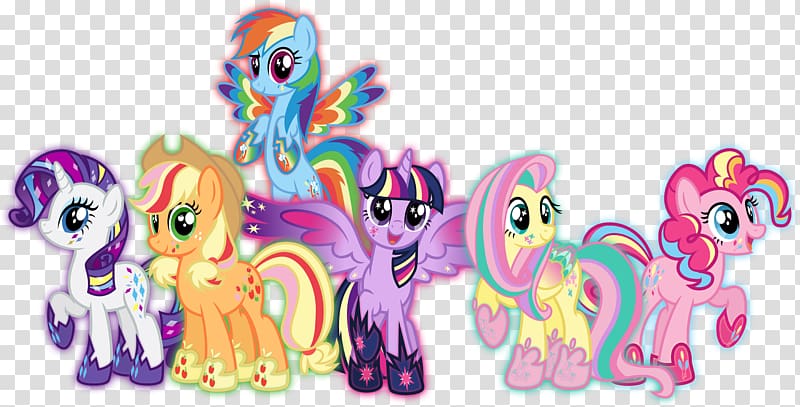 Them\'s Fightin\' Herds Twilight Sparkle Rainbow Dash Applejack Pinkie Pie, My little pony transparent background PNG clipart