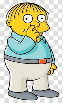 Ralph Wiggum The Simpsons: Tapped Out Chief Wiggum Grampa Simpson Lisa Simpson, picking nose transparent background PNG clipart