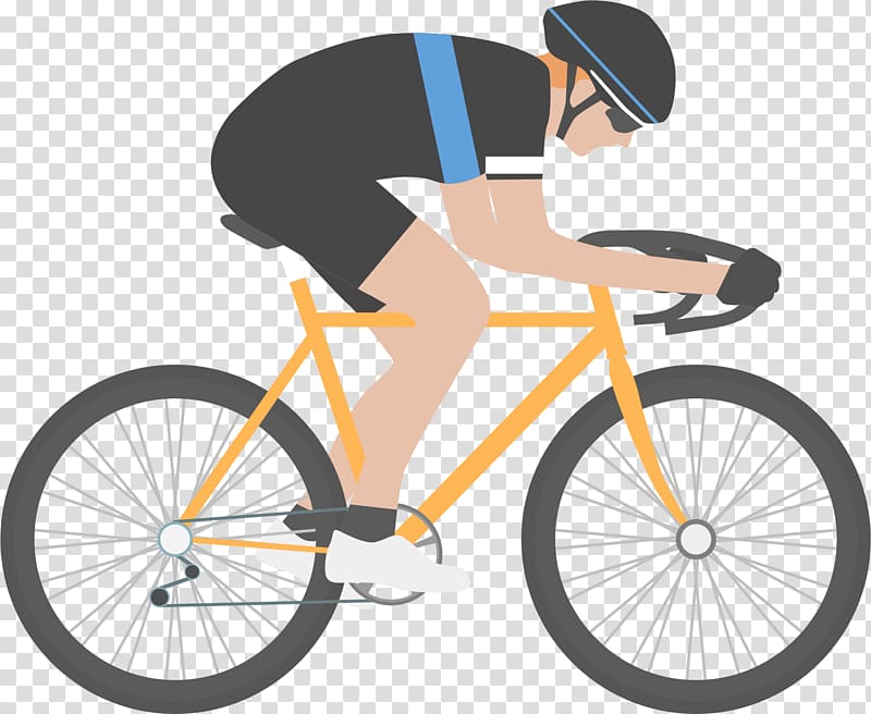 cyclist illustration, Specialized Bicycle Components Fuji Bikes Bicycle frame Bicycle Shop, Bicycle enthusiast transparent background PNG clipart