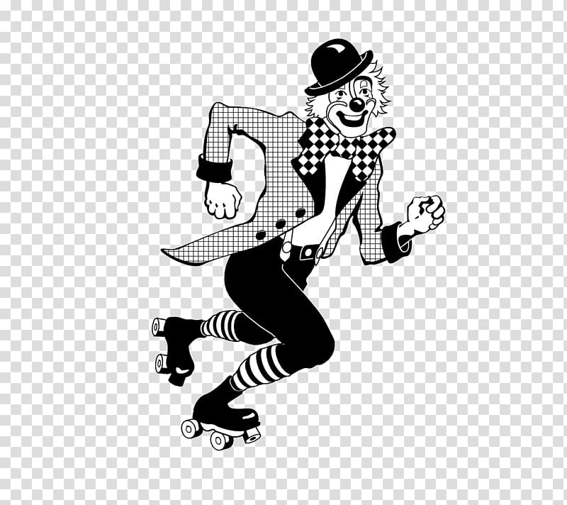 Clown Cartoon Illustration, Hand-painted clown transparent background PNG clipart