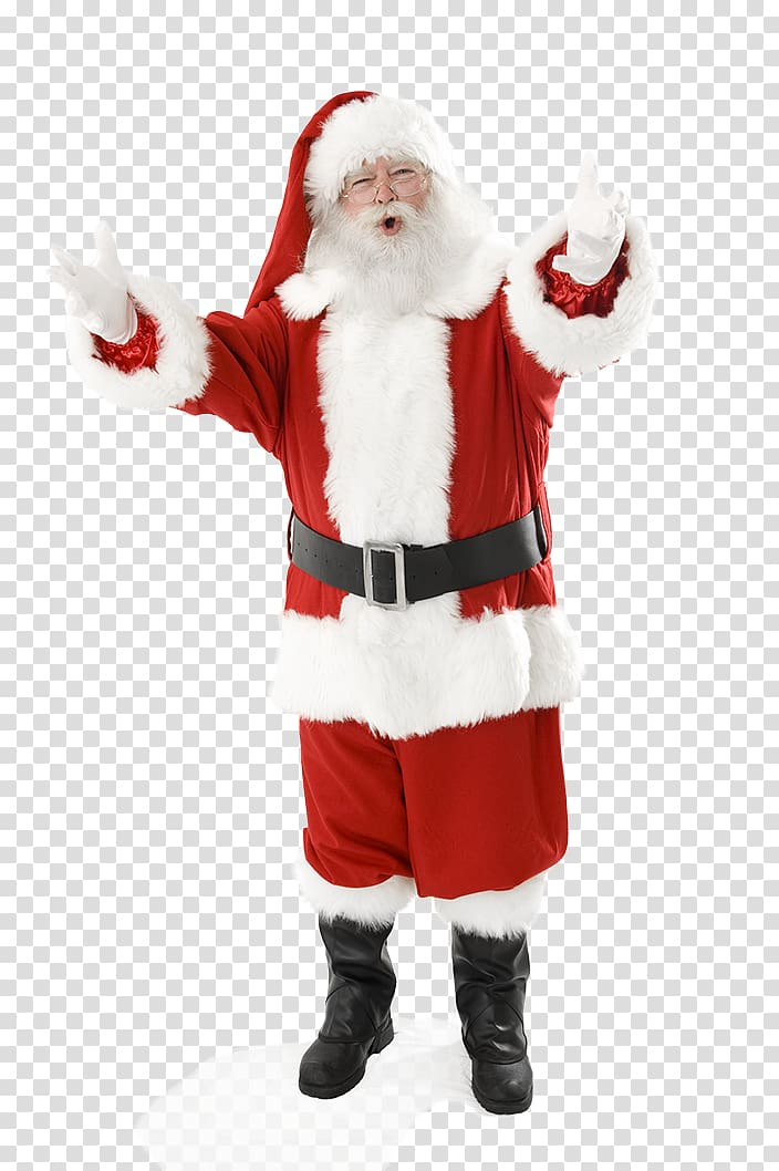 Santa Claus North Pole Christmas Saint Nicholas Day Reindeer, santa claus transparent background PNG clipart