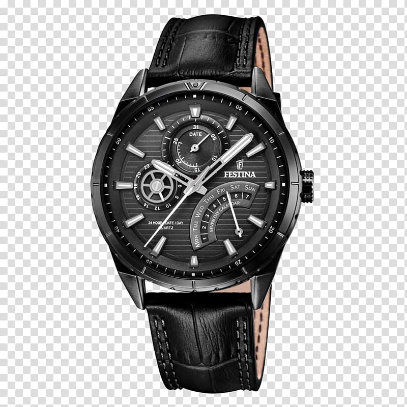 Festina Watch Chronograph Clock Eco-Drive, watch transparent background PNG clipart
