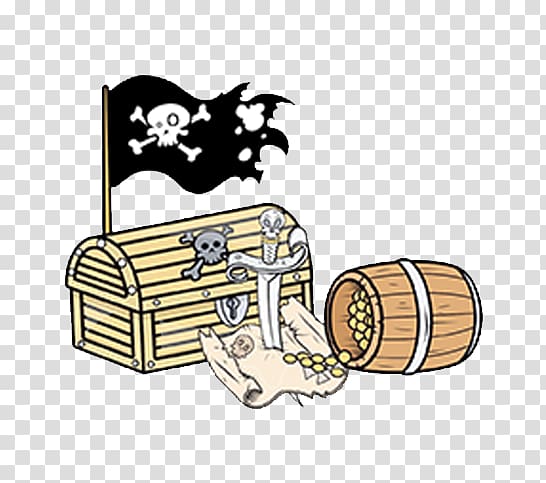 pirate treasure chest clipart