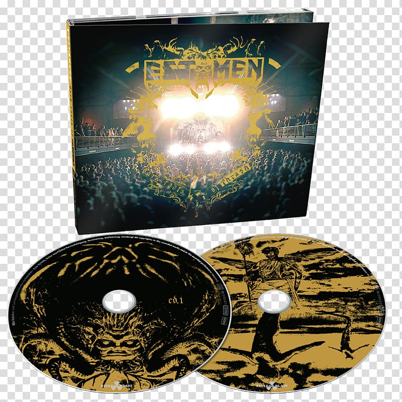 Dark Roots of Earth Testament Dark Roots of Thrash DVD Compact disc, dvd transparent background PNG clipart