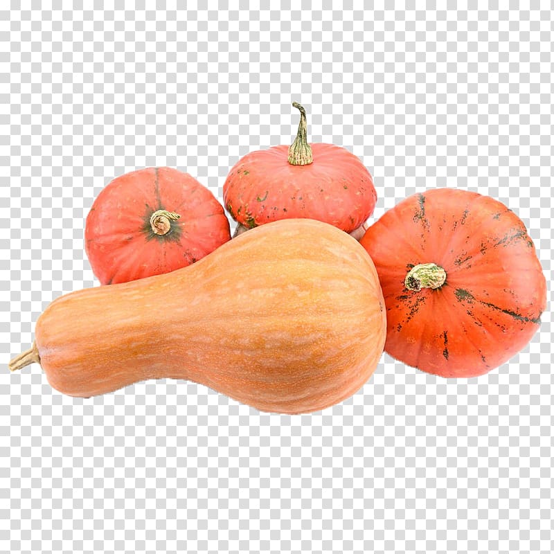 Calabaza Winter squash Pumpkin Gourd, Ripe red pumpkin transparent background PNG clipart