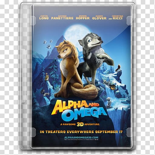 Alpha and Omega DVD case, poster film, Alpha And Omega transparent background PNG clipart