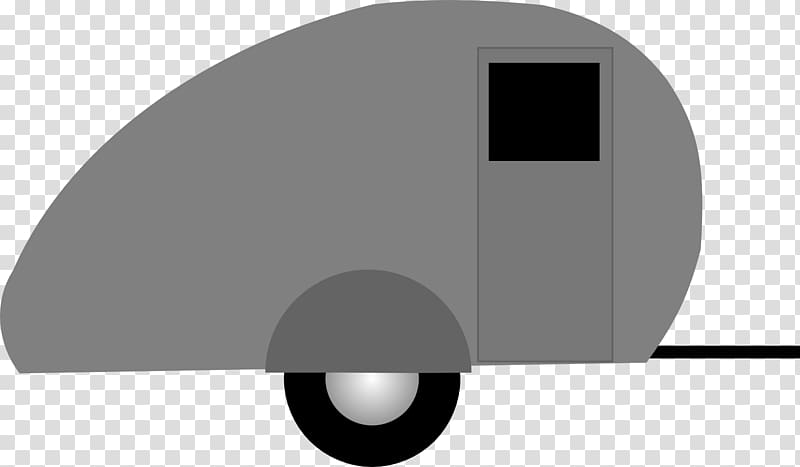 Teardrop trailer Caravan Mobile home, camper transparent background PNG clipart