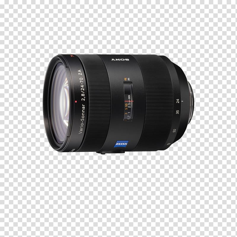 Canon EF 24-70mm Carl Zeiss AG Zeiss Vario-Sonnar Sony α Sony E-mount, camera lens transparent background PNG clipart