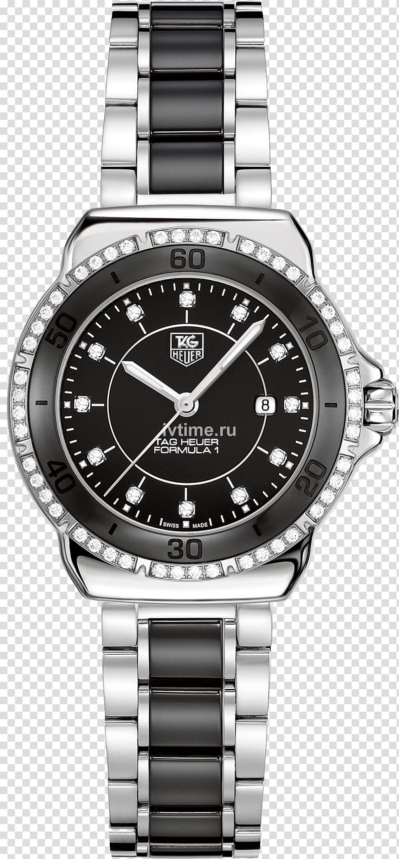 TAG Heuer Automatic watch Jewellery Diamond, rolex transparent background PNG clipart