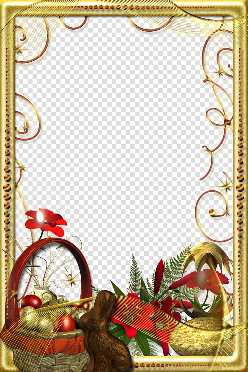 Frames Easter Drawing Christmas, Pascoa transparent background PNG clipart