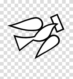 Drawing White Line art , design transparent background PNG clipart thumbnail