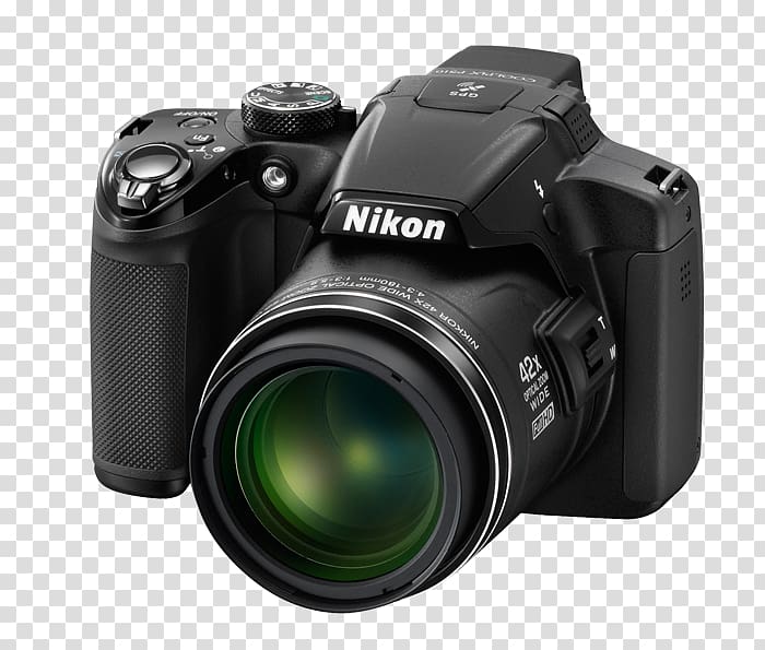 Nikon Coolpix B500 Digital Camera (Black) Nikon Coolpix B500 16MP 40x Optical Zoom Digital Camera w/ Built-In Nikon Coolpix B500 16MP 40x Optical Zoom Digital Camera 32GB Bundle Point-and-shoot camera, digital cameras transparent background PNG clipart