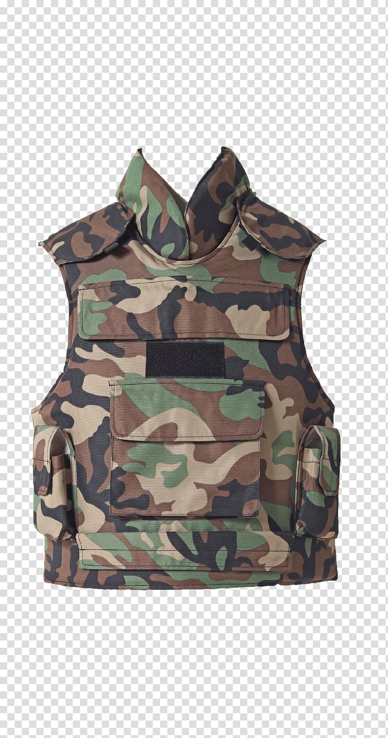 Military camouflage Bullet Proof Vests Gilets Waistcoat, Soldier transparent background PNG clipart