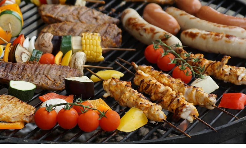 Barbecue grill Shish kebab Barbecue chicken Grilling Cooking, BBQ transparent background PNG clipart