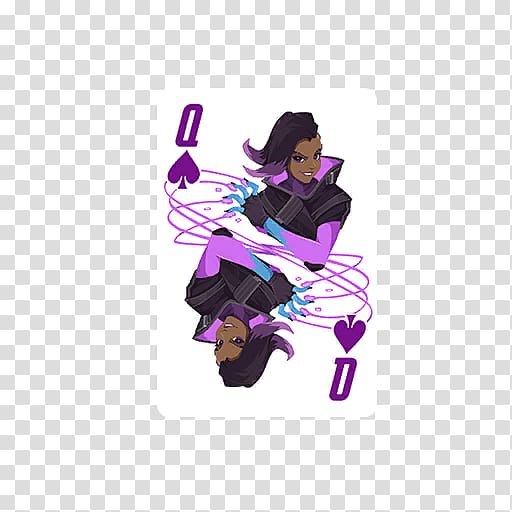 Overwatch Sombra Heroes of the Storm Queen of spades Widowmaker, others transparent background PNG clipart