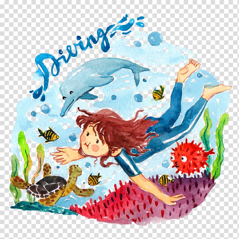 Child , children swimming and whale transparent background PNG clipart