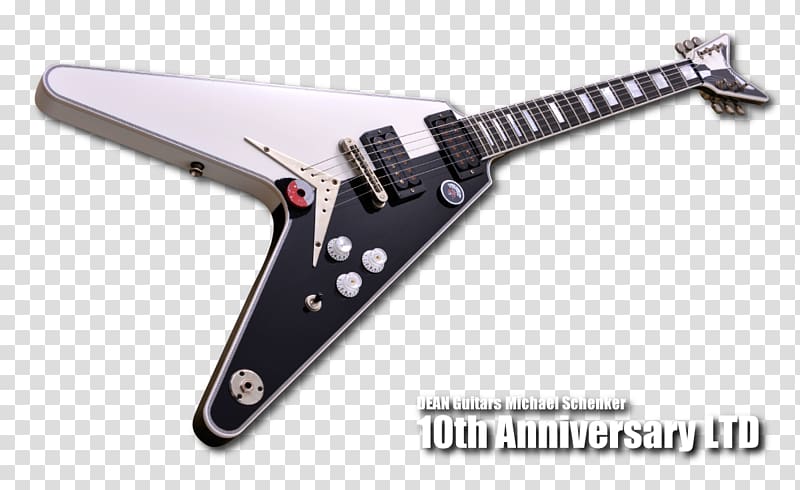 Dean Michael Schenker Electric Guitar Gibson EDS-1275, electric guitar transparent background PNG clipart