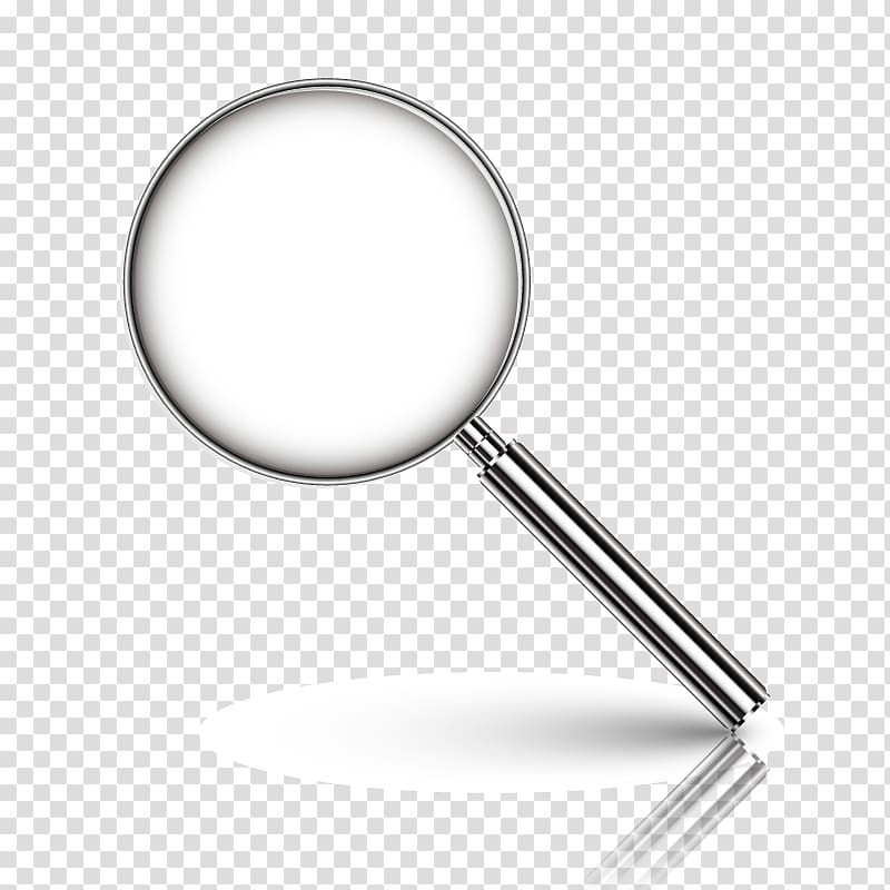Magnifying glass Metal, metal magnifying glass transparent background PNG clipart