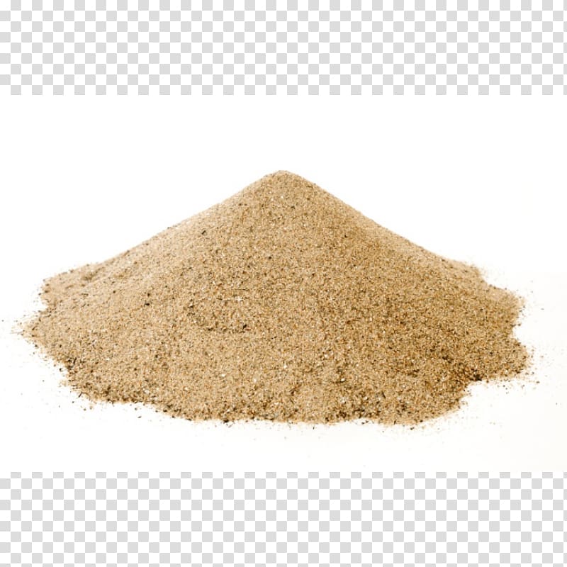 Construction aggregate Sand Cement Rock Concrete, sand transparent background PNG clipart