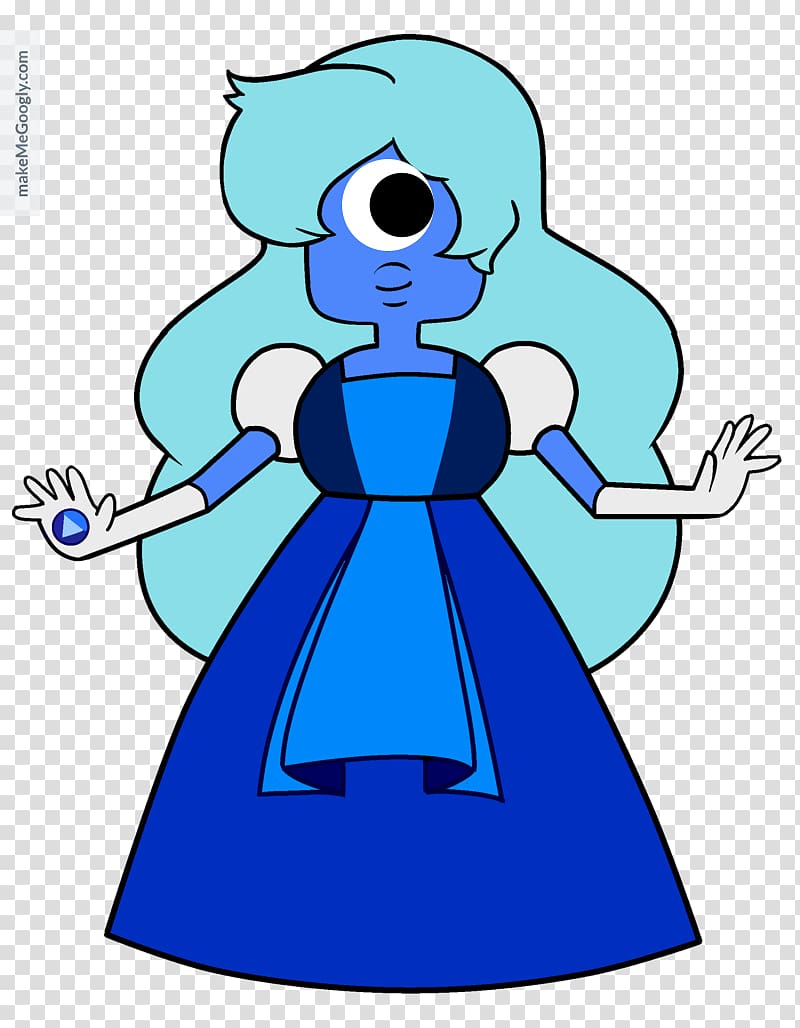 Steven Universe Sapphire Gemstone Ruby Blue, sapphire transparent background PNG clipart