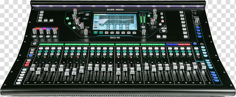 Allen & Heath Audio Mixers Digital mixing console Disc jockey Fade, QUÍMICA transparent background PNG clipart