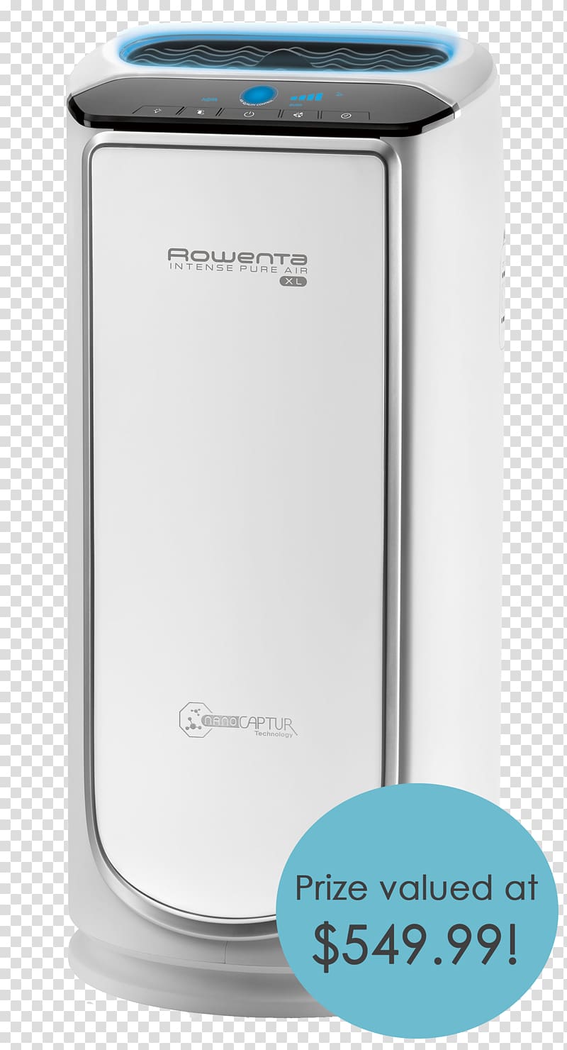 Home appliance Air Purifiers Rowenta 835 Sq. Ft. Intense Pure Air Purifier Rowenta Air purifier pu4020 intense pure Air Air conditioning, fan transparent background PNG clipart