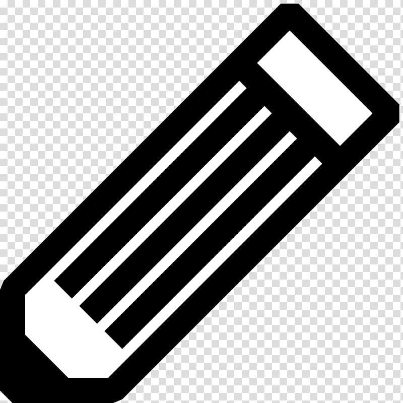 Pencil Black And White Capable Transparent Background Png
