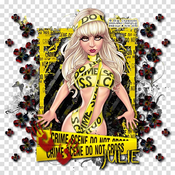 Album cover Advertising, crime scene transparent background PNG clipart