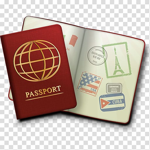 inside passport clipart