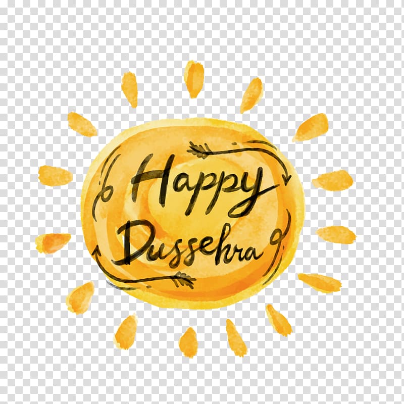 Dussehra , Watercolor hand-painted Valentine\'s Day label transparent background PNG clipart