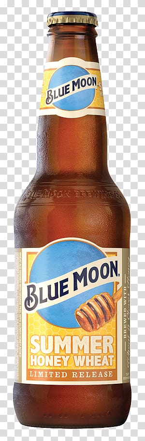Blue Moon Wheat beer Anchor Brewing Company Pale ale, beer transparent background PNG clipart