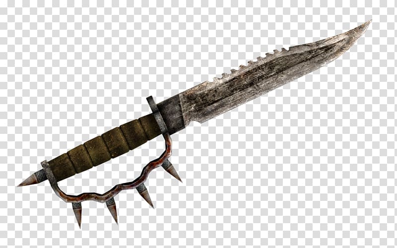 Fallout 3 Fallout: New Vegas Trench knife Weapon, knives transparent background PNG clipart