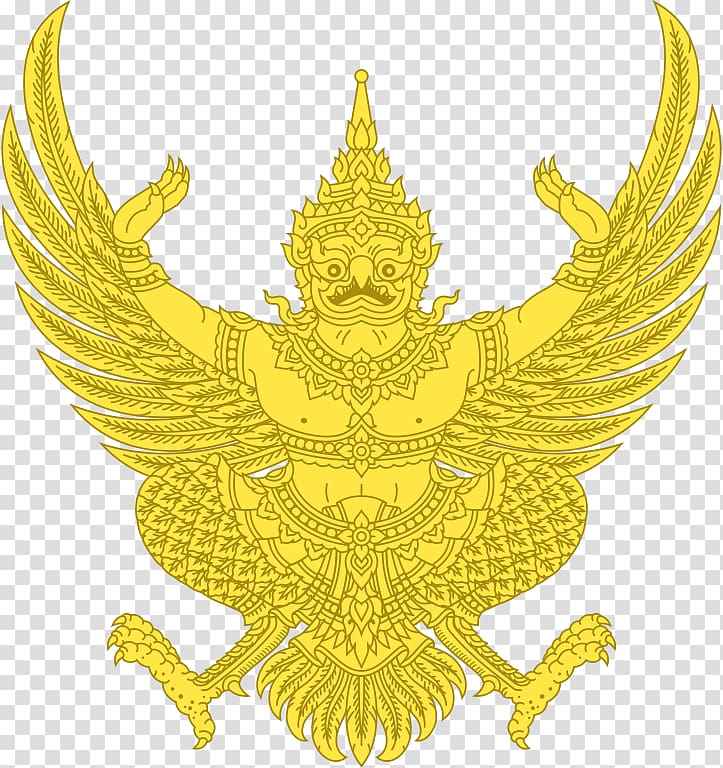 Emblem of Thailand Thai cuisine Garuda National emblem, thailand transparent background PNG clipart