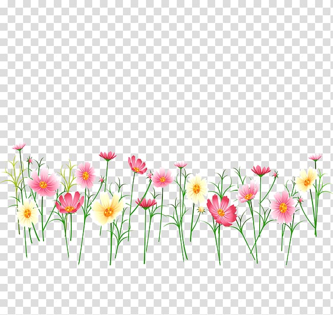 Flower Floral design Pink, Floral decorative elements transparent background PNG clipart