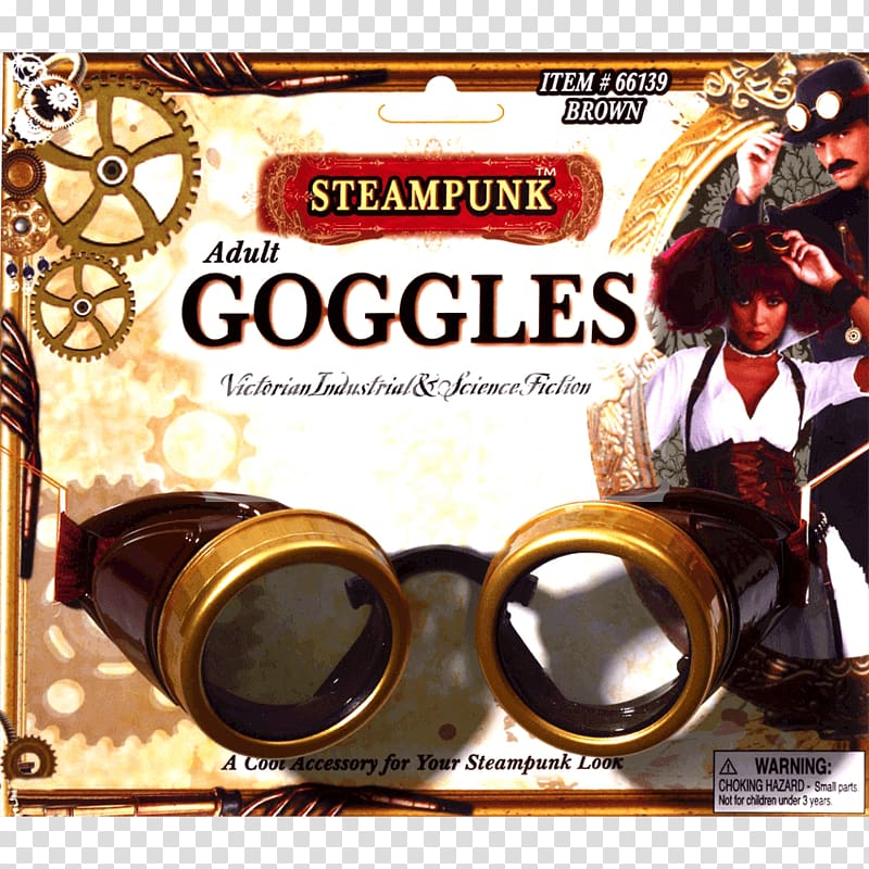 Steampunk fashion Goggles Costume Clothing Accessories, Steampunk Goggles transparent background PNG clipart