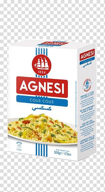 Couscous Pasta Gnocchi Agnesi Vegetarian cuisine, COUS COUS transparent background PNG clipart