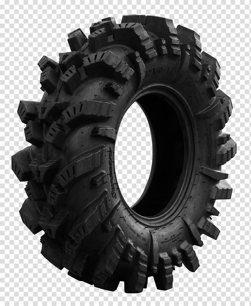 Off-road tire Side by Side Tread All-terrain vehicle, tires transparent background PNG clipart