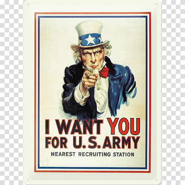 Uncle Sam United States Army Recruiting Command I Want You, united states transparent background PNG clipart