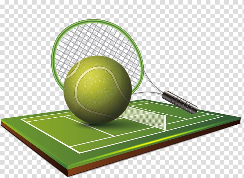 Tennis Centre Sport Tennis ball, Creative Tennis transparent background PNG clipart