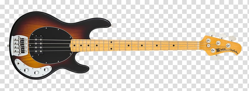 Music Man StingRay The Music Man Fender Precision Bass Bass guitar, play a string instrument transparent background PNG clipart