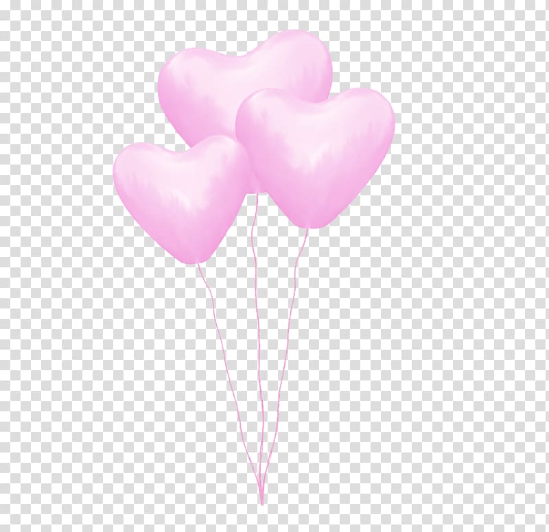 pretty pink heart balloon transparent background PNG clipart
