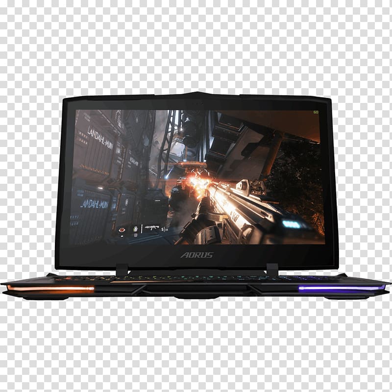 AORUS X7 DT Extreme Gaming Laptop Intel Core i9, Laptop transparent background PNG clipart