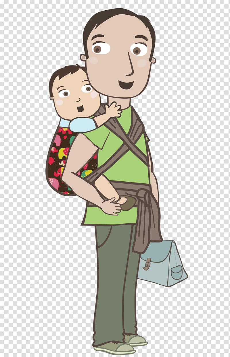 Son Father Parent Child Baby sling, child transparent background PNG clipart