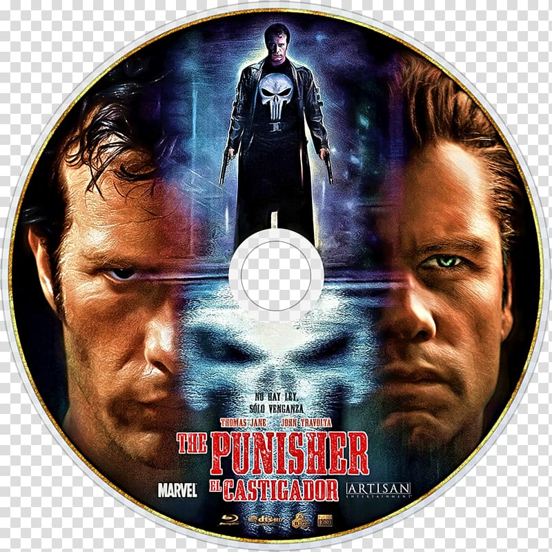 The Punisher Action Film DVD, John Travolta transparent background PNG clipart