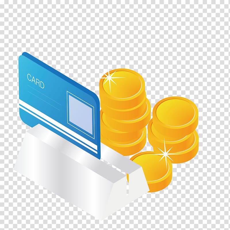 Bank Gold coin Loan Credit Finance, Card gold coin transparent background PNG clipart